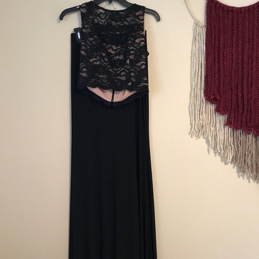 2 piece formal dress